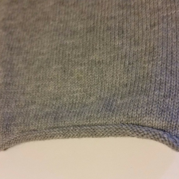 DKNY JEANS Men's Large Cotton Logo Sweater Gray - Picture 3 of 7